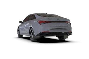 Hyundai Elantra Mud Flap - Rally Armor - UR Series - Black/Grey - `21-`23